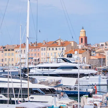 Acqua Marina, Vue Sur Le Port アパート サントロペ